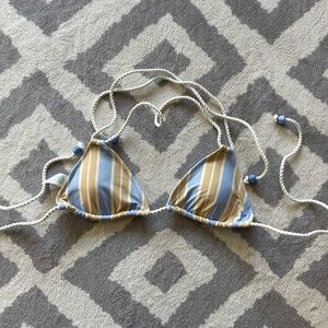 Aerie Striped Bikini Top